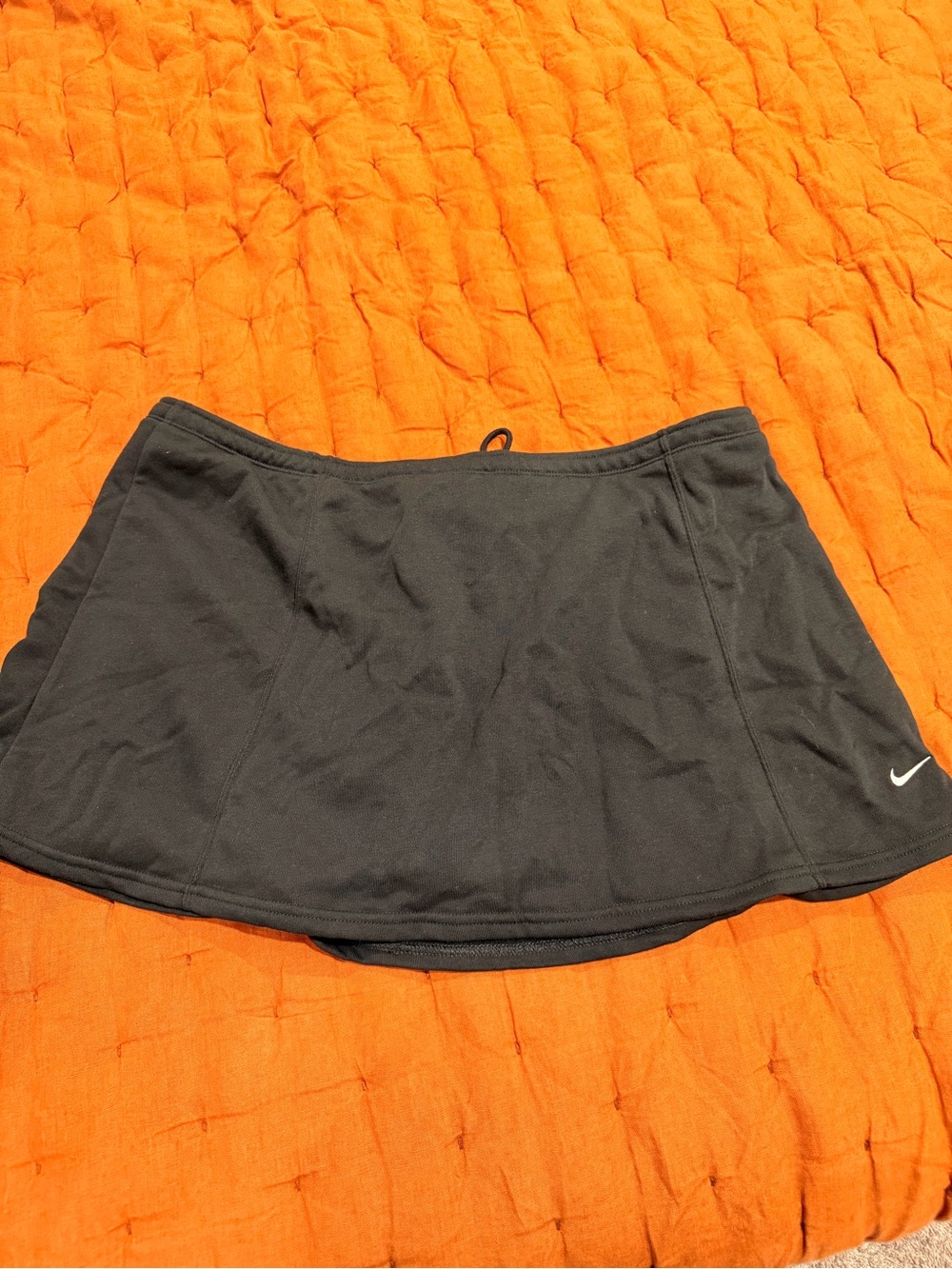 Nike Black Circle Skirt with White Swoosh